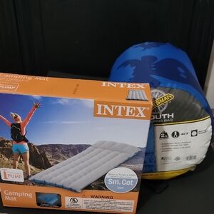 Intex Camping Mat and Sleeping Bag Set